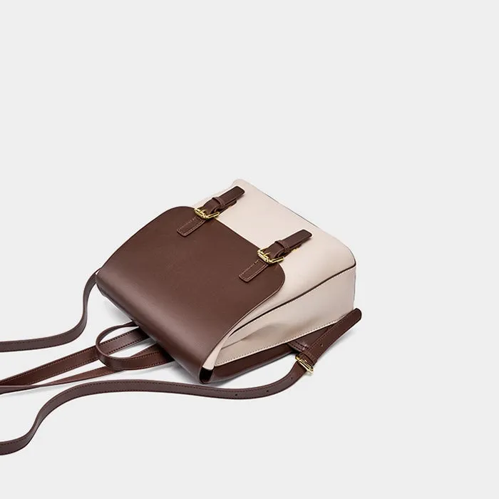 Women's Small Leather Backpack Purse